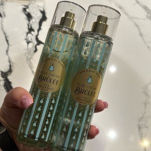 Bath and body works pear creme brulee mist